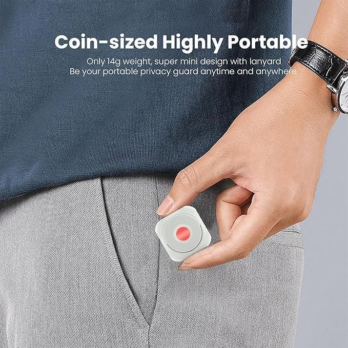 Mini Camera Detector – Anti Spy Infrared Device for Hotel, Office & Travel