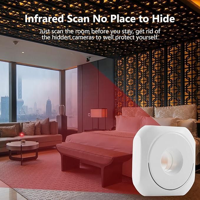 Mini Camera Detector – Anti Spy Infrared Device for Hotel, Office & Travel