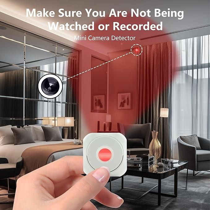 Mini Camera Detector – Anti Spy Infrared Device for Hotel, Office & Travel